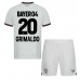 Maillot de foot Bayer Leverkusen Alejandro Grimaldo #20 Extérieur vêtements enfant 2023-24 Manches Courtes (+ pantalon court)